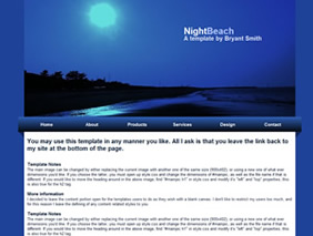 HTML template — nightbeach