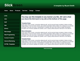 HTML template — slickgreen